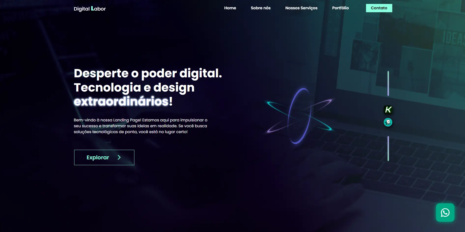 Digital Labor - Desenvolvimento web, designer e personalizados.